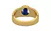 Gold Thailand Blue Sapphire Ring Limited Quality (R10)