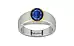 Goldcap Thailand Blue Sapphire Ring Limited Quality (R10)