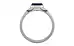 Sterling Silver Thailand Blue Sapphire Ring Rare Quality (R10)