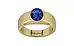 Ashtadhatu Thailand Blue Sapphire Ring Rare Quality (R10)