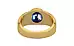 Gold Thailand Blue Sapphire Ring Rare Quality (R10)