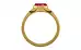Gold Ruby Ring Fine Quality (R10)