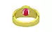 Panchdhatu Ruby Ring Fine Quality (R10)