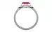 Sterling Silver Ruby Ring Prime Quality (R10)