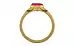 Gold Ruby Ring Prime Quality (R10)