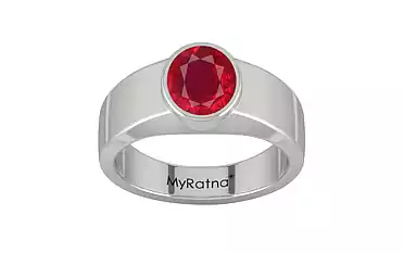 Sterling Silver Ruby Ring Rare Quality (R10)