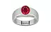 Sterling Silver Ruby Ring Rare Quality (R10)