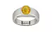 Sterling Silver Thailand Yellow Sapphire Ring Fine Quality (R10)