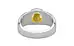 Sterling Silver Thailand Yellow Sapphire Ring Fine Quality (R10)