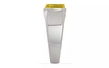 Sterling Silver Thailand Yellow Sapphire Ring Limited Quality (R10)