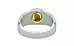 Sterling Silver Thailand Yellow Sapphire Ring Limited Quality (R10)