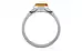 Sterling Silver Thailand Yellow Sapphire Ring Rare Quality (R10)
