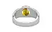 Sterling Silver Thailand Yellow Sapphire Ring Rare Quality (R10)
