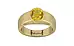 Ashtadhatu Thailand Yellow Sapphire Ring Rare Quality (R10)