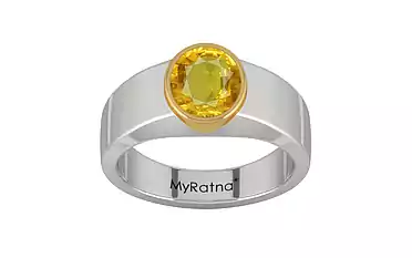 GoldCollet Thailand Yellow Sapphire Ring Rare Quality (R10)