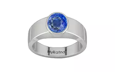 Sterling Silver Ceylon Blue Sapphire Ring Limited Quality (R10)