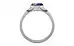 Goldcap Ceylon Blue Sapphire Ring Limited Quality (R10)