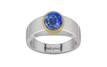 GoldCollet Ceylon Blue Sapphire Ring Limited Quality (R10)