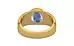 Gold Ceylon Blue Sapphire Ring Prime Quality (R10)