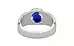 Sterling Silver Ceylon Blue Sapphire Ring Rare Quality (R10)