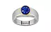 Goldcap Ceylon Blue Sapphire Ring Rare Quality (R10)