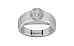 Sterling Silver Ceylon White Sapphire Ring Fine Quality (R10)