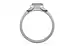 Sterling Silver Ceylon White Sapphire Ring Fine Quality (R10)