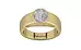 Ashtadhatu Ceylon White Sapphire Ring Fine Quality (R10)