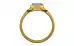 Gold Ceylon White Sapphire Ring Fine Quality (R10)