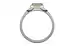 GoldCap Ceylon White Sapphire Ring Fine Quality (R10)