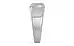 Sterling Silver Ceylon White Sapphire Ring Limited Quality (R10)
