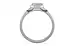 Sterling Silver Ceylon White Sapphire Ring Limited Quality (R10)