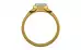 Gold Ceylon White Sapphire Ring Limited Quality (R10)