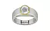 GoldCap Ceylon White Sapphire Ring Limited Quality (R10)
