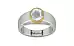 GoldCollet Ceylon White Sapphire Ring Limited Quality (R10)
