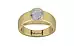 Ashtadhatu Ceylon White Sapphire Ring Prime Quality (R10)