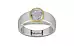 GoldCap Ceylon White Sapphire Ring Prime Quality (R10)