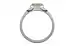 GoldCap Ceylon White Sapphire Ring Prime Quality (R10)