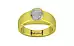 Panchdhatu Ceylon White Sapphire Ring Prime Quality (R10)