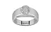 Sterling Silver Ceylon White Sapphire Ring Rare Quality (R10)