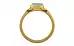 Gold Ceylon White Sapphire Ring Rare Quality (R10)