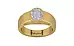 Gold Ceylon White Sapphire Ring Rare Quality (R10)
