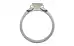 GoldCap Ceylon White Sapphire Ring Rare Quality (R10)