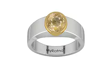 GoldCollet Ceylon Yellow Sapphire Ring Fine Quality (R10)