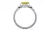 Sterling Silver Ceylon Yellow Sapphire Ring Limited Quality (R10)