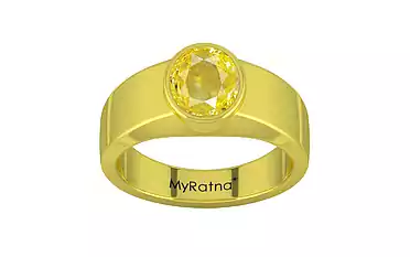Panchdhatu Ceylon Yellow Sapphire Ring Limited Quality (R10)