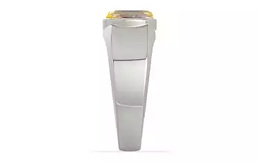 Sterling Silver Ceylon Yellow Sapphire Ring Prime Quality (R10)