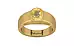 Gold Ceylon Yellow Sapphire Ring Prime Quality (R10)