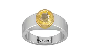 GoldCollet Ceylon Yellow Sapphire Ring Prime Quality (R10)