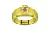 Panchdhatu Ceylon Yellow Sapphire Ring Prime Quality (R10)